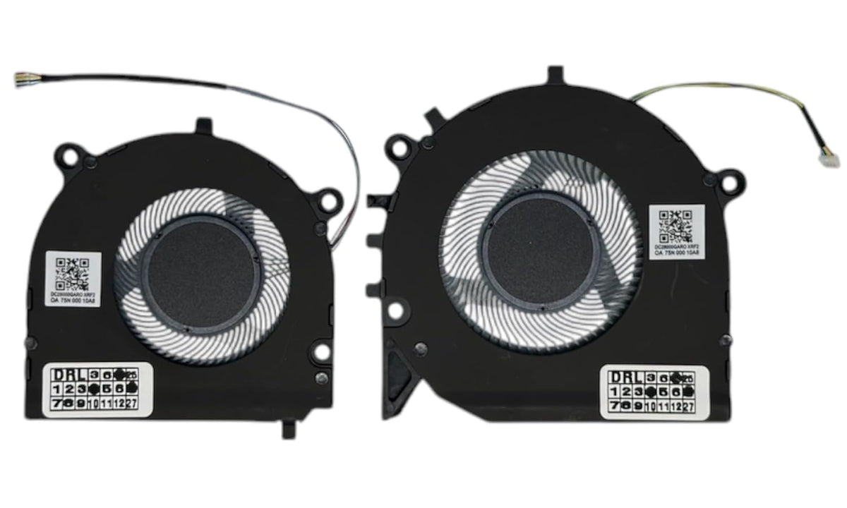 Compatible Cooling fan set for Lenovo ThinkBook 14s-IWL type 20RM, ThinkBook 14s-IML type 20RS, model DFS5K123043630, DFS150305180T, 5F10S13903