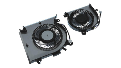 Compatible CPU+GPU fans for PABD08008SH-N413, PAAD06015SL-N433, for MSI GF65 Thin 9SD, 9SE, 9SER, 9SEXR, 10SD, 10SDR, 10SE, 10SER, 10UE, GF63 Thin GF63 9RCX-818 9SS. C-066