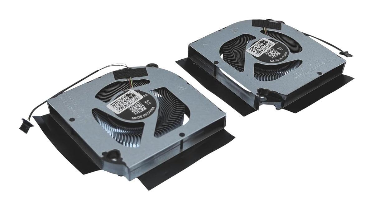 Compatible CPU and GPU fans for Acer Nitro 5 (DC 12V) AN515-58, AN515-46, AN517-42, AN517-55, PH315-55, PH317-55, PH317-56, DFSCL12E16486M, DFSCK22D058 83MMM, NS8CC19-21G12, EG75091S1-C080-S9A