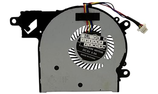 CPU fan for HP x360 330 G1, Pavilion x360 Convertible 13-S, 13T-S, model DFS400705PU0T-FGCS, 023.1003B.0001, 023.100313.0001, NS55C00-14J12, 80 9825-98001