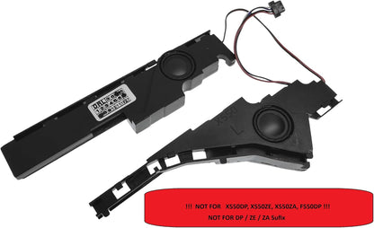 Compatible Laptop Speakers for Asus X550, A550, A552, D552, F550, F552, FX550, K550, R510, R513, X550JK, X550JD, X550CC, X550JF, X552CA, X552LA, X555 2LD, 2LDD, 52MJ, R510CA, R510CC, R510EA, R510JD