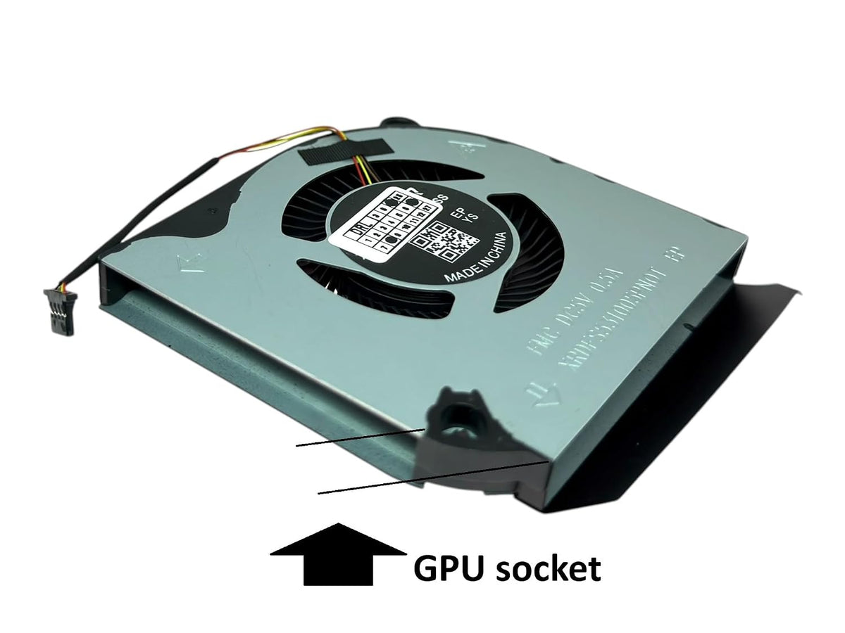 Compatible GPU Fan for Acer NS85C55-20H15, 23.Q7KN2.002, 23.QB9N2.002, DC28000X0D0