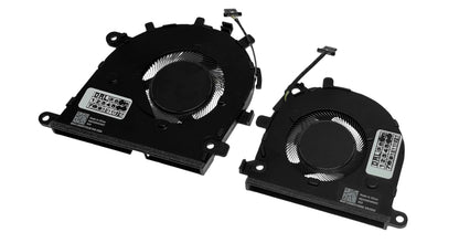 Compatible CPU + GPUS FANS SET DFS5K121142621, DFS5F22B048671, HQ2330045J007, HQ2330045K007, BN6505S5H-005P, BN5505S5H-000P for Le novo Slim 7 14 IRP8, 1 4IMH9, Slim 6 14APU8, 14IAP8, 14IRH8, 14IRP8