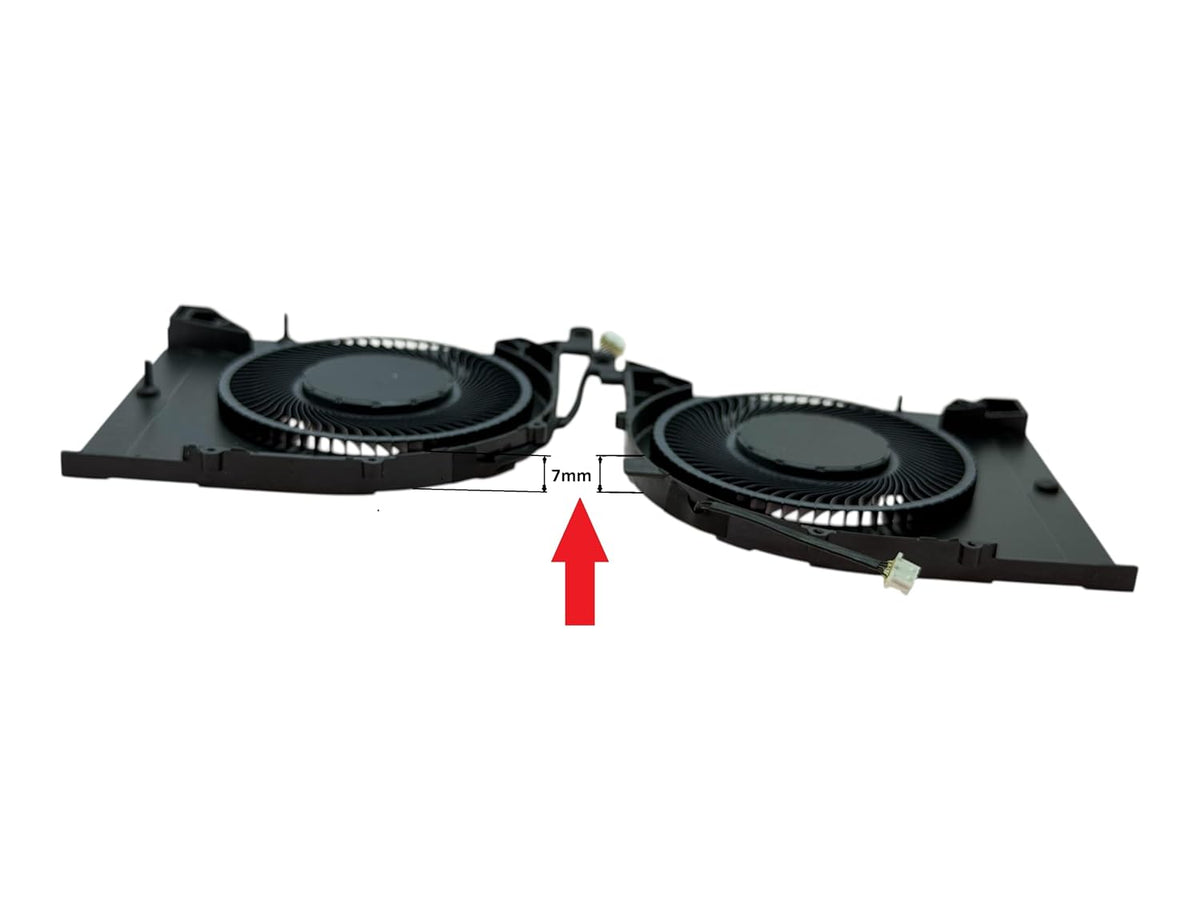 Compatible Fan set for Lenovo BAPB0807R2HY002, BAPA0807R2HY008, DFSCL42P06593T, DFSCL42P16593T