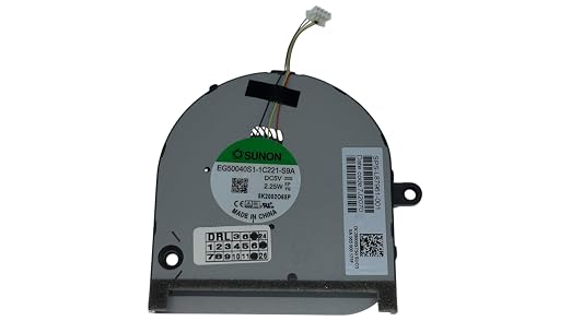 CPU Cooling Fan L87961-001, EG50040S1-1C220-S9A, EG50040S1-1C221-S9A, DC28000STS0, DC28000QNS0 for HP Envy 17-CG / 17M-CG / 17T-CG/TPN-C14 6, CPU Fan 6,