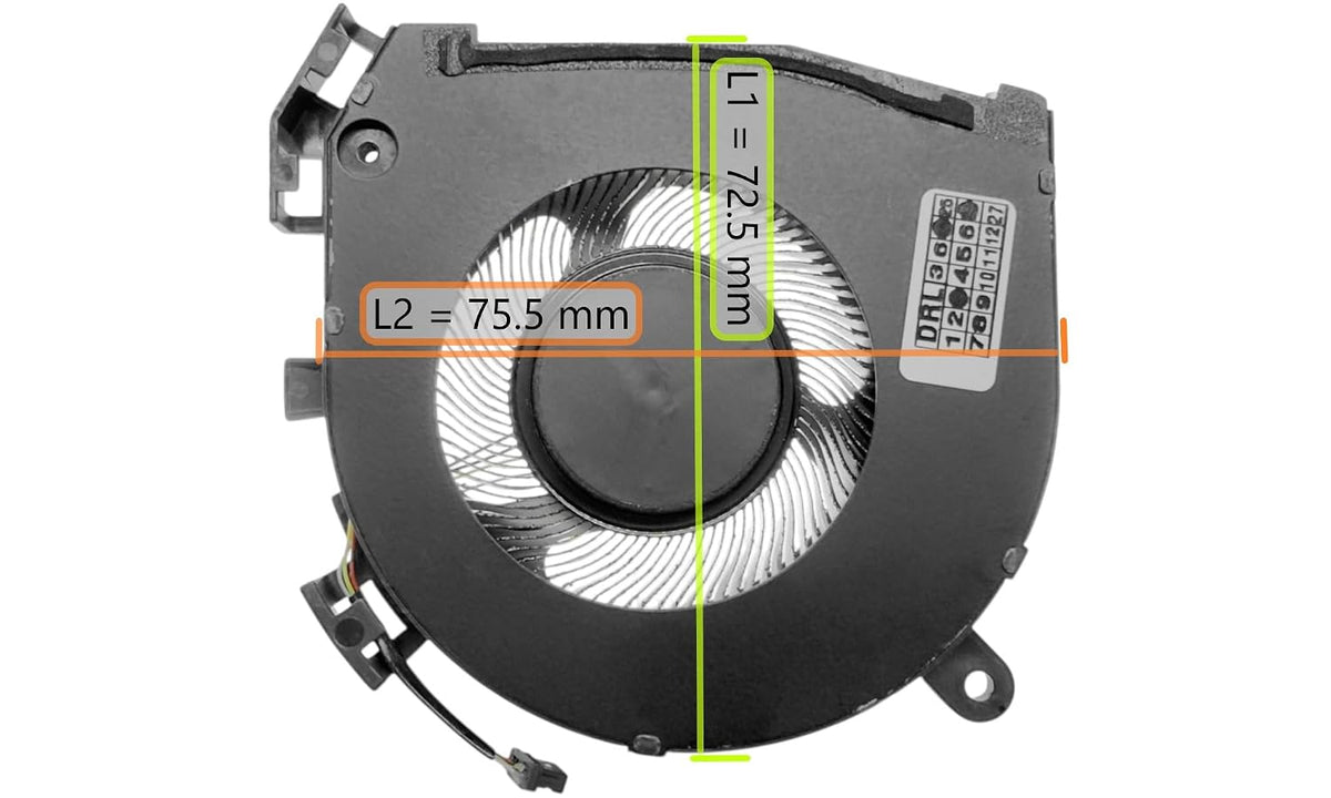 Compatible Fan ND75C49-21H09, 6033B0110201, EG85100S1-C090-S9A, N19217-001