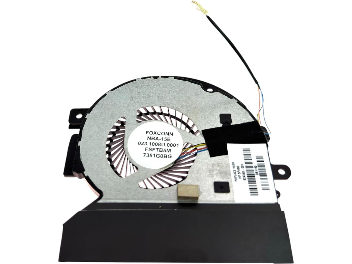 Compatible CPU Fan for HP Envy x360 Convert 15-BP, 15-BQ, 023.1008U.0001, 924348-001, 1 924328-001, L00161-001