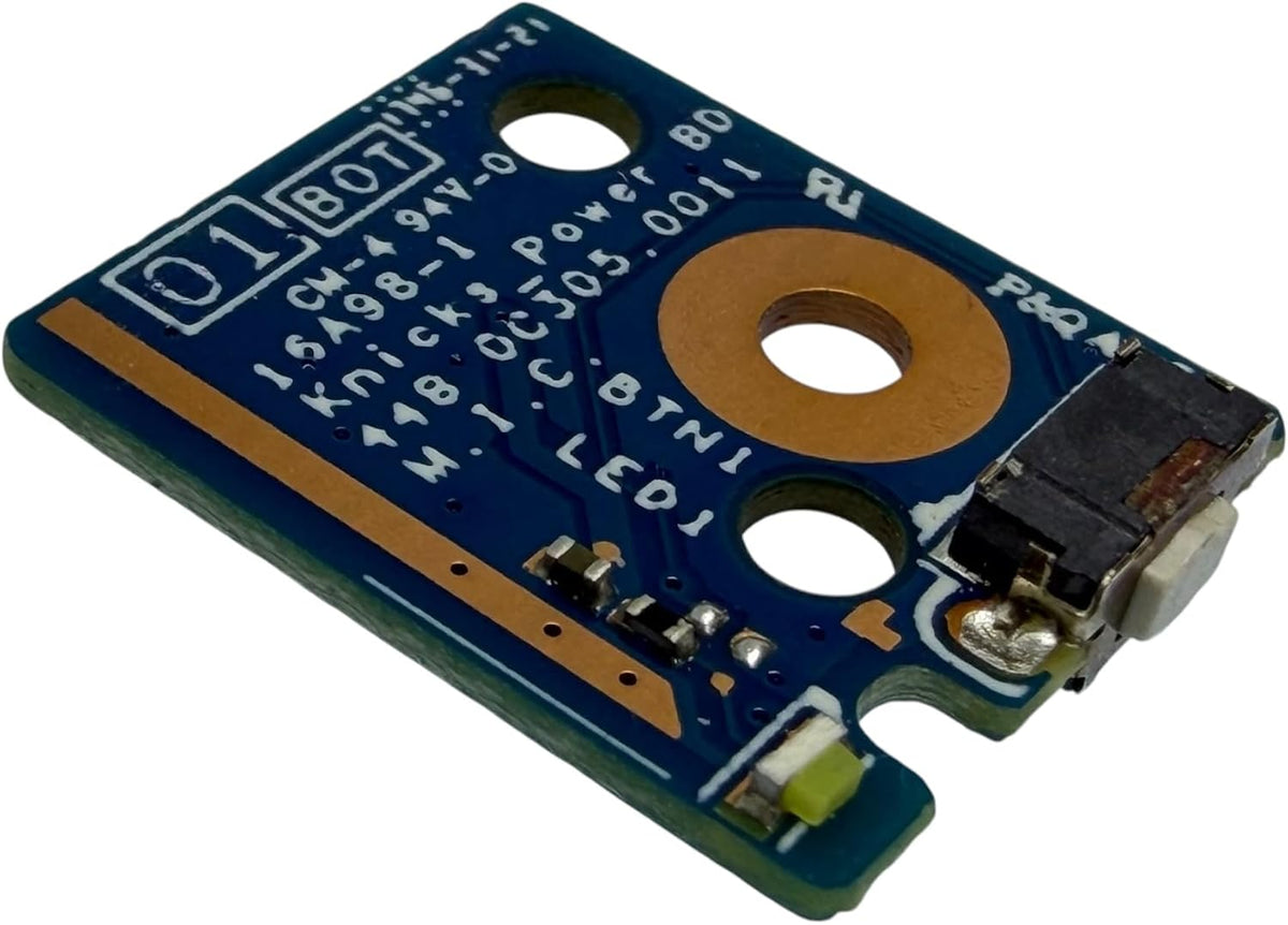 Compatible Power Button Board for HP Pavilion x360 14-ba, 14m-ba, 15-br, Model 924294-001, 924526-001, 448.0C305.0011, 455.0C202.0001