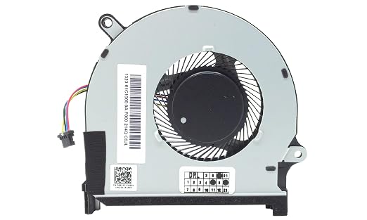 Voltaguru GPU (video graphics card) fan for Dell Vostro 15 7590, INSPIRON 7590 7591 P83F, P83F001 PN: DFS5K22115371D, 1323-01AJ000, 1323-01C1000, 861FC 0861FC 08 61FC