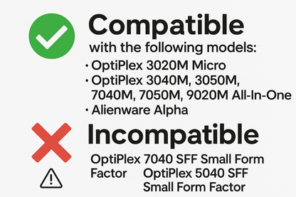 Compatible CPU Cooling Fan for Dell 2N51K, 02N51K, 6XNNH, 06XNNH, 2HM9P, KSB0705HB-A PVB070E05N-P02-07 EF70150SX-C020-S9A 2N51K-A01 2HM9P-A00