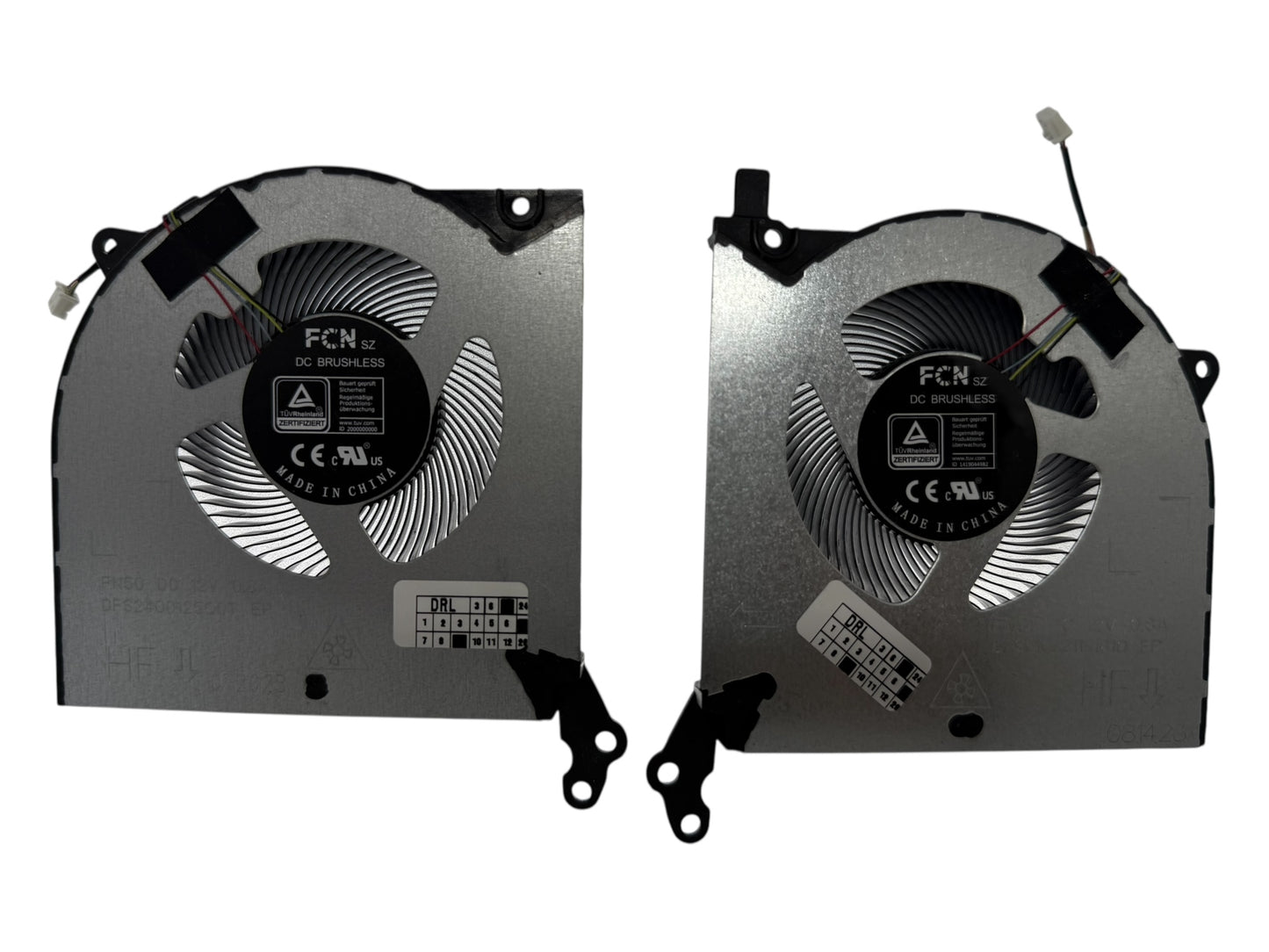 Compatible Cooling Fan Set CPU + GPU for Lenovo BAPA0909R2HY004 BAPA0909R2HY003 FSCK2211518Q EP, DFS2400125Q0T, 5H40S20132 5H40S20133