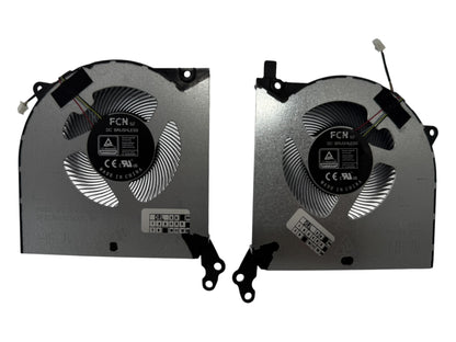 Compatible Cooling Fan Set CPU + GPU for Lenovo BAPA0909R2HY004 BAPA0909R2HY003 FSCK2211518Q EP, DFS2400125Q0T, 5H40S20132 5H40S20133