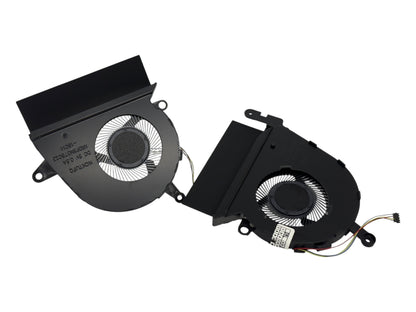 Compatible Cooling Fan Set CPU + GPU for HP L41482-001 L41483-001 L38106-001 L38107-001 ND75C23-18C11 ND75C23-18C12