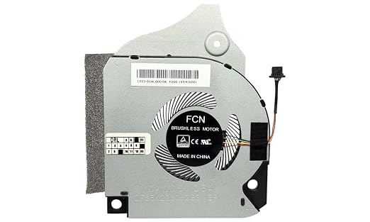 CPU cooling fan model 63NYM, 063NYM, DFSC5K223052831, NS85C23-18J30 (DC 5V/0.5A), for Dell G Series G5 5590, G7 7790, equipped with GTX1050 Ti/GTX 1650