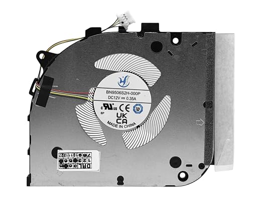 CPU cooling fan 13NB0WR0M01011, BN9506S2H-000P, HQ23300348007, HQ2330044Q007 (DC12V 0.35A), compatible Asus VivoBook S14 TN3402QA, TP3402ZA