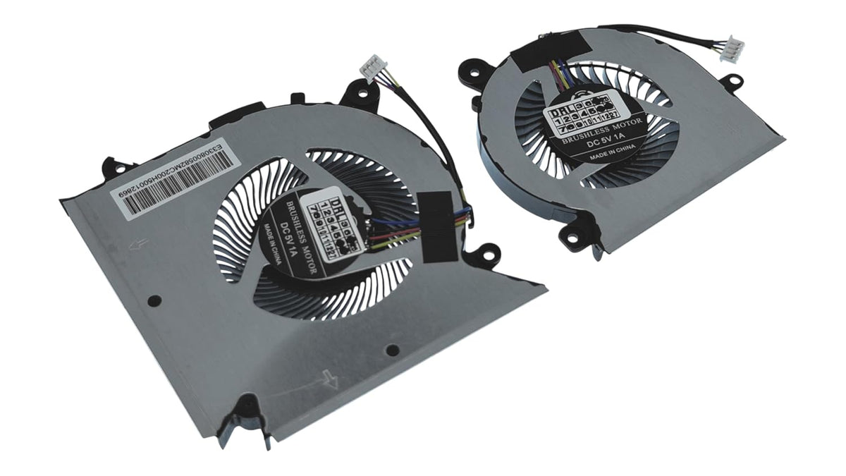 Compatible CPU+GPU fans for PABD08008SH-N413, PAAD06015SL-N433, for MSI GF65 Thin 9SD, 9SE, 9SER, 9SEXR, 10SD, 10SDR, 10SE, 10SER, 10UE, GF63 Thin GF63 9RCX-818 9SS. C-066