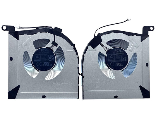 New Laptop CPU + GPU Cooling Fans for Lenovo LOQ 15IRH8 82XV, LOQ 16IRH8 82XW PN: DFSCL42P165934, DFSCL42P065934, BN8509S2H-001P, BN8509S2H-000P, BAPA0908R2HY002, DC 12V 0.6A