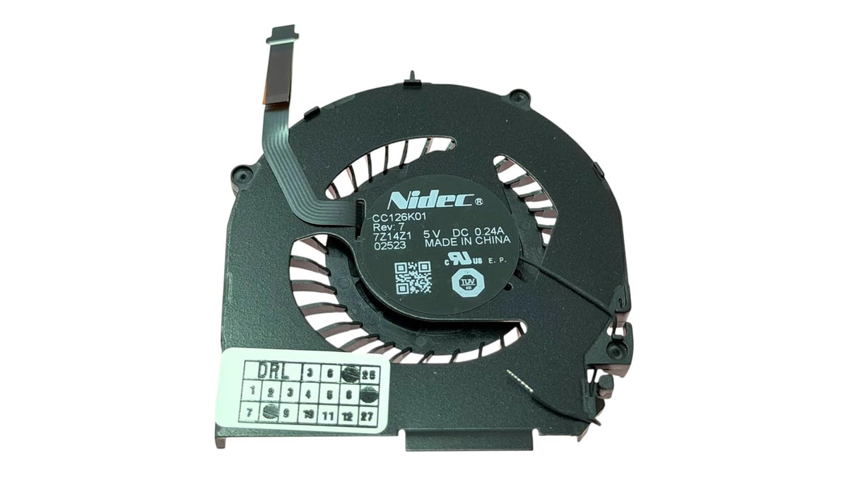Compatible Fan for Lenovo X1 Carbon 20A7 20A8 20BS 20BT CC126K01 0C54435, 00HN743