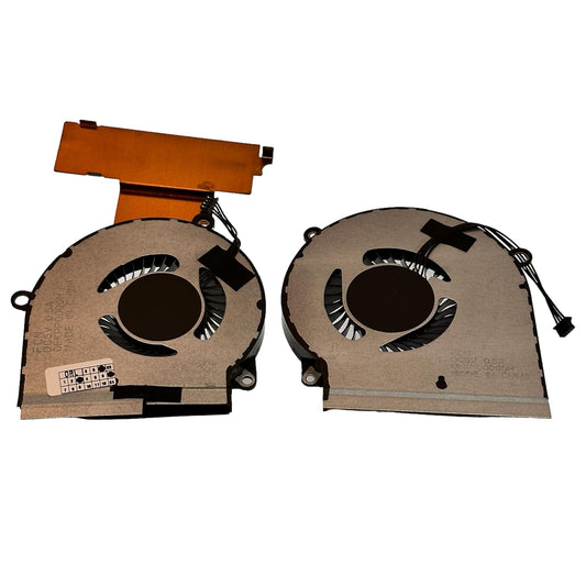 Replacement New Laptop CPU + GPU Cooling Fan Set X2 for HP Omen 15-DC, Model L30203-001, L30204-001, L29354-001, L29355-001