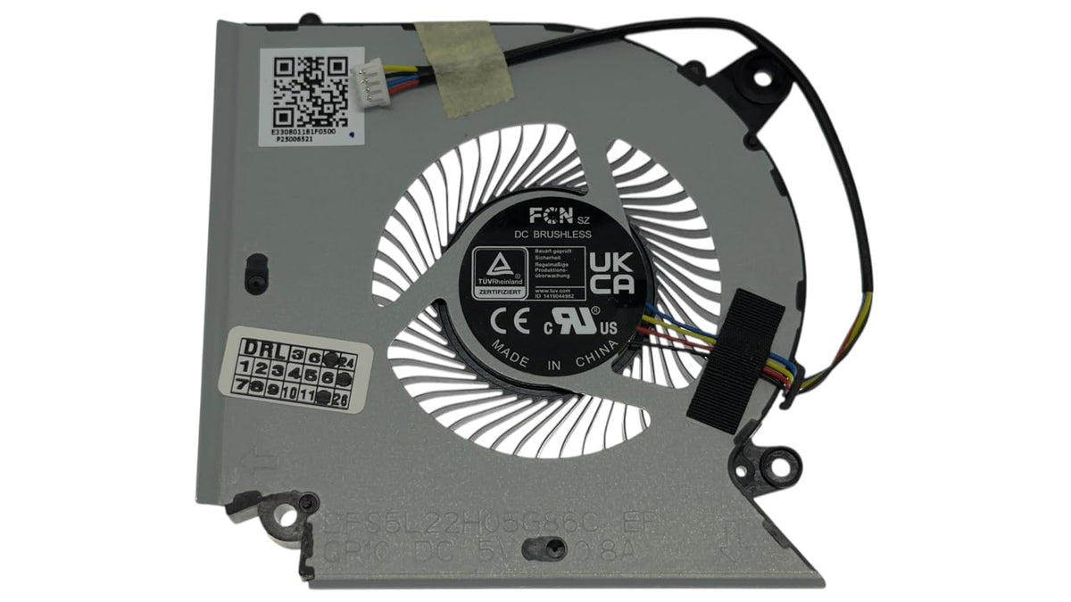 Compatible CPU Fan MSI PABD08008SH-N459 / PABD08008SH-N477 / DFS5L22H05G86C for MSI Katana GF76 Pulse GL76 MS-17L1 GF66 11UC Pulse GL66 11UEK MS-158 1