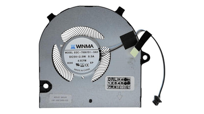 Compatible CPU fan for DELL Latitude 3420, 3430, Latitude 3520, 3530, model YD29T, 0YD29T, 023.100NC.0011, 023.100NC.0031, 023.100NC.0041, BN7005S5H-N02 EGC-70 061S1-0AH, EG50050S1-CH80-S9A