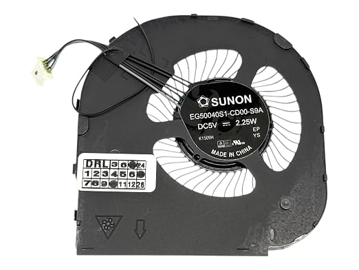 Voltaguru CPU Cooling Fan for Lenovo ThinkPad T480s, EG50040S1-CD00-S9A (only for 01HW696 and 01HW699)