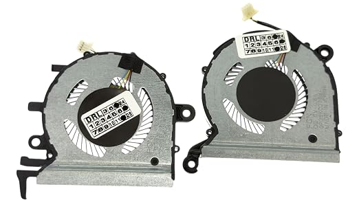 Cooling fan 1 pair for HP EliteBook Folio 1040 G3, model 844425-001, 850830-001, 3VY0FTMTP00, EG50040S1-C580-S9A, 0FG8K0000H, EG50040S1-C530-S9A, 0FG 8L0 000 hours