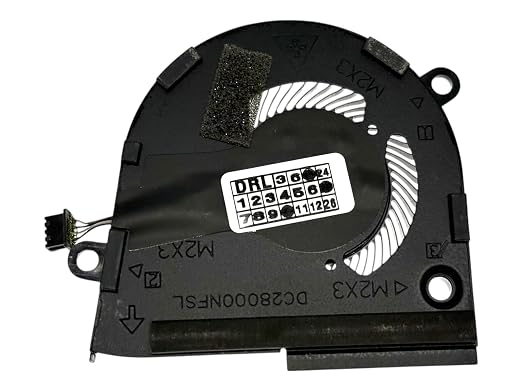 Voltaguru CPU Cooling Fan for Dell Latitude 7400, Model HCYN0 0HCYN0, DC28000NFSL, EG50040S1-CF10-S9A, NS65C12-18G24, DC28000NFDL, AT2EE001ZCL, AT2EE001ZAL