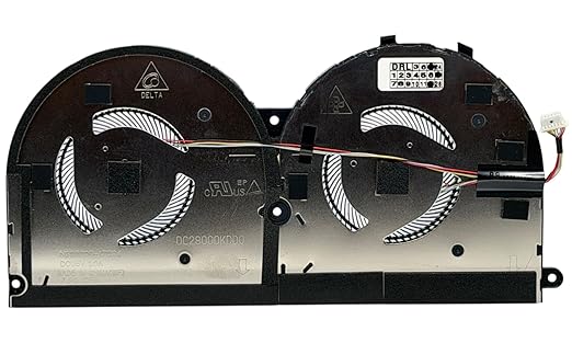 Dual Cooling Fan Assembly P354T, 0P354T, NS85C05-17E26, DC28000KDD0 Original for Dell Precision 15 5530 2-in-1, XPS 15 9575 2-in-1 (Only for 2-in-1 Models)