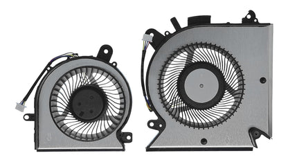 Compatible CPU+GPU fans for PABD08008SH-N413, PAAD06015SL-N433, for MSI GF65 Thin 9SD, 9SE, 9SER, 9SEXR, 10SD, 10SDR, 10SE, 10SER, 10UE, GF63 Thin GF63 9RCX-818 9SS. C-066