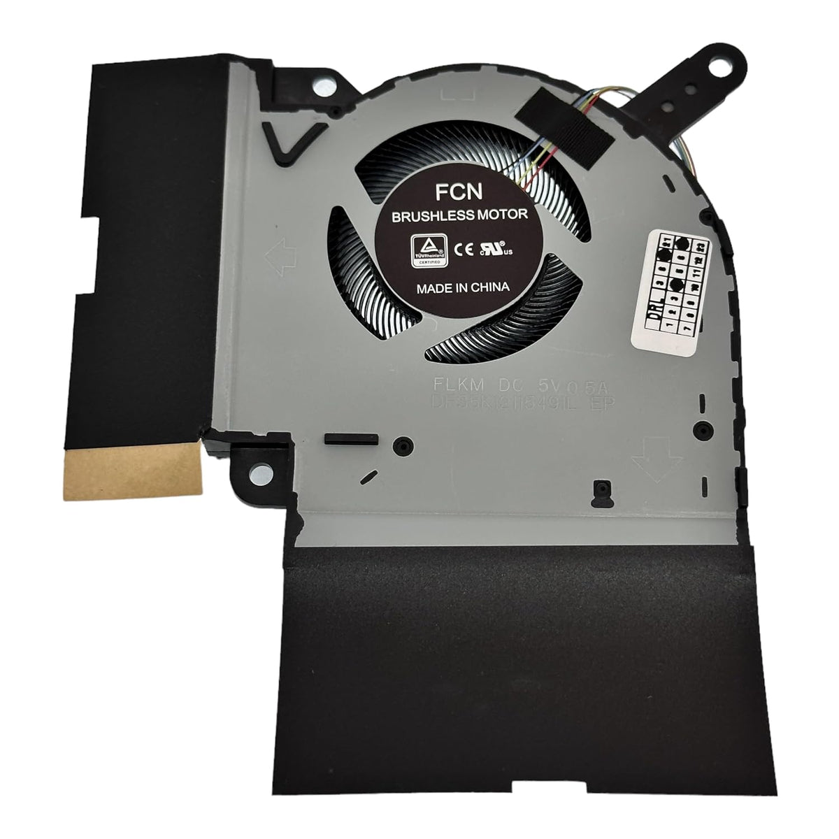 Compatible GPU fan DC5V, 0.5A 13NR01I0P02111 13NR01I0P02011 DFS5K12115491L EP, 13NR01P0P01012, for ASUS Strix G712LU, G531GU G531GV, GL531GV GLU GL531 GV, PX531GU PX531GV, G731GU G731GV, GL731GU