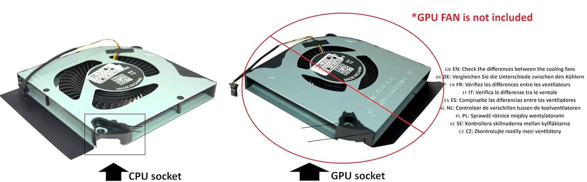 Compatible CPU Fan for Acer DFS5K223052836 NS85C51-20H13 DC28000QDF0 DC28000XNF0