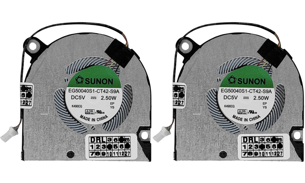 Compatible Cooling fans set for B5006ASHSF2100TN, EG50040S1-CT42-S9A, 23.KF2N2.001, for Acer Swift Go 14 SFG14-01, SFG14-63, SFG14-71, SFG14-72, SFG14-73, Swift Go Go 16 SFG16-71, SFG16-72