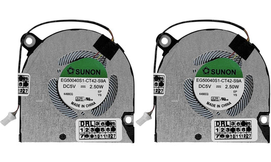 Compatible Cooling fans set for B5006ASHSF2100TN, EG50040S1-CT42-S9A, 23.KF2N2.001, for Acer Swift Go 14 SFG14-01, SFG14-63, SFG14-71, SFG14-72, SFG14-73, Swift Go Go 16 SFG16-71, SFG16-72