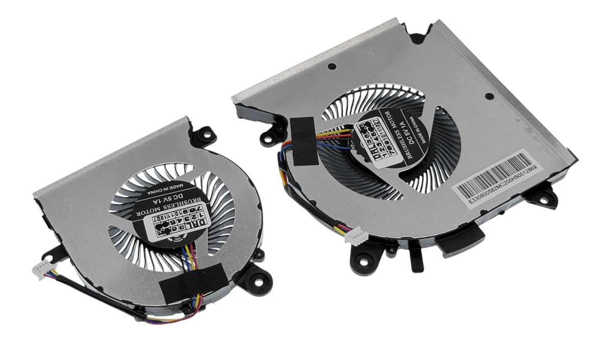 Compatible CPU+GPU fans for PABD08008SH-N413, PAAD06015SL-N433, for MSI GF65 Thin 9SD, 9SE, 9SER, 9SEXR, 10SD, 10SDR, 10SE, 10SER, 10UE, GF63 Thin GF63 9RCX-818 9SS. C-066