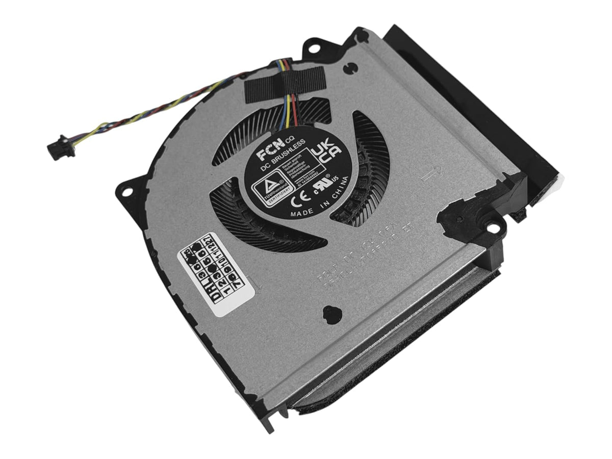 Compatible CPU + GPU cooling fans set DFSCL42P16593Q, DFSCL42P06593Q, 6033B0123901, 6033B0124001, 13NR0C50P02011, 13NR0C50P01011, DC 12V 0.6A, for only only with ASUS ROG Strix G17 (2023) G713PU, G713