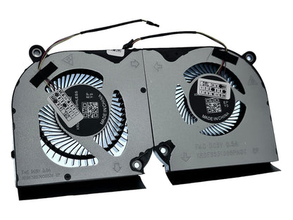 New Laptop CPU + GPU Cooling Fans for Acer Nitro 5 AN515-45, AN515-55, AN515-56, AN515-57, AN517-41, AN517-52, AN517-53, Nitro 5 AN517-54, DFS5K223052836, DFS531005PL0T