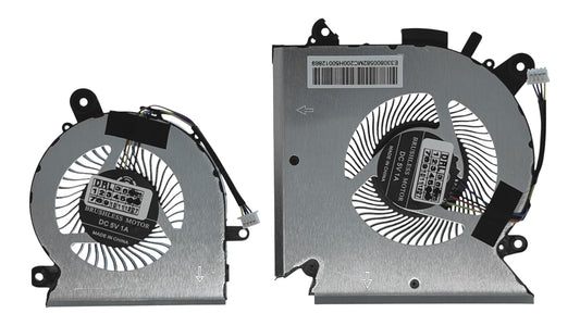 Compatible CPU+GPU fans for PABD08008SH-N413, PAAD06015SL-N433, for MSI GF65 Thin 9SD, 9SE, 9SER, 9SEXR, 10SD, 10SDR, 10SE, 10SER, 10UE, GF63 Thin GF63 9RCX-818 9SS. C-066