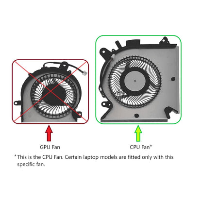 Compatible CPU cooling fan PABD08008SH N413, for MSI Creator 15M, CreatorPro M15, Creator M16, Crosshair 15, GF63, GF65, GV15, Katana GF66, GF76, Pulse GL66, GL76, Sword 15, Sword 17, WF65 , WF66