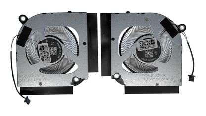 Compatible CPU and GPU fans for Acer Nitro 5 (DC 12V) AN515-58, AN515-46, AN517-42, AN517-55, PH315-55, PH317-55, PH317-56, DFSCL12E16486M, DFSCK22D058 83MMM, NS8CC19-21G12, EG75091S1-C080-S9A