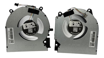 Compatible CPU + GPU cooling fans set for HP Victus 16-D 16-E (80W RTX3060, 5 x 8 mm conector), NS75C06-20K22, M75727-001, NS75C06-20K21 M75725-001, M84791 -001 M54776-001 (not for 60 W version)