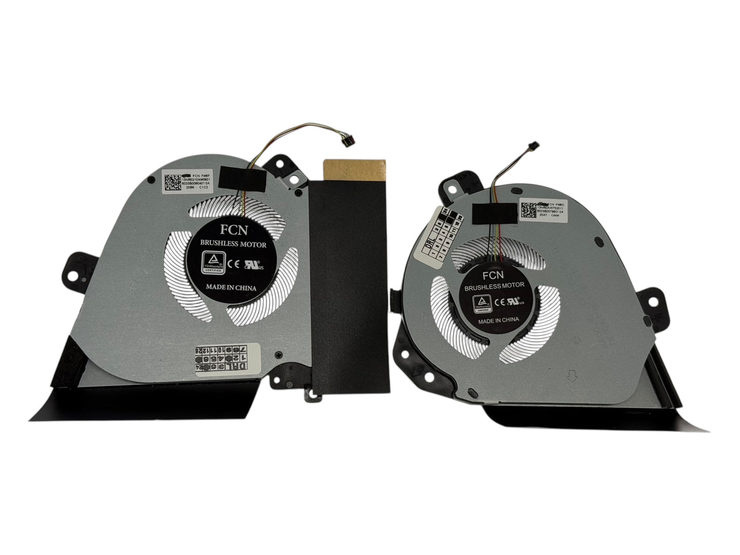 Compatible Cooling Fan Set CPU + GPU for Asus 13NR0210AM0901 13NR0210T01111 13NR03V0T02011 DFS5K12304363C DFS5K12115491P DFS5K12115491R