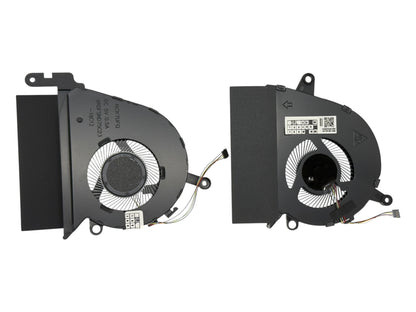 Compatible Cooling Fan Set CPU + GPU for HP L41482-001 L41483-001 L38106-001 L38107-001 ND75C23-18C11 ND75C23-18C12