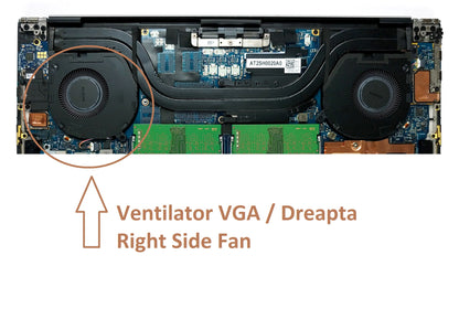Original CPU Cooling Fan for Dell CN1MT DJH35 DC2800ORSL DC2800U2SL EG50050S1-CG00-S9A EG50050S1-CG01-S9A