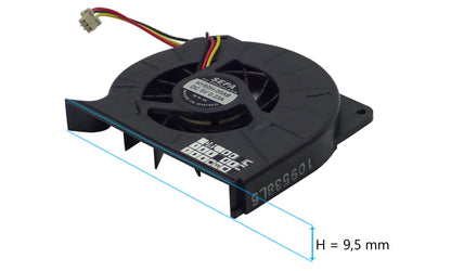 Compatible CPU Cooling Fan for Fujitsu MCF-S6055AM05, CA49008-0271, 88039320, HY60N-05A-P801, HY60N-05AB