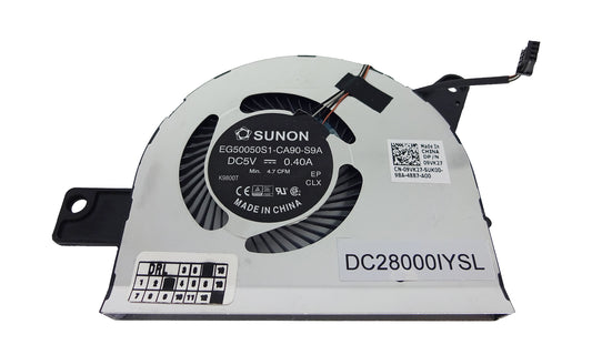Compatible CPU Cooling Fan for Dell 9VK27, 09VK27, DC28000IYFL