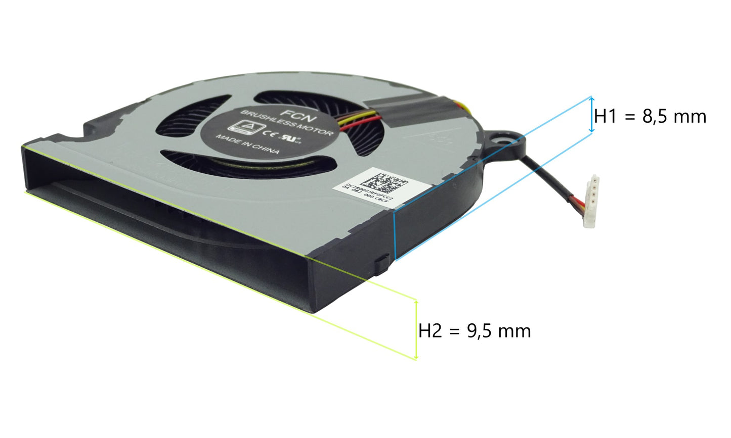 Compatible CPU Cooling Fan for Acer DC28000JRF0