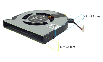 Compatible CPU Cooling Fan for Acer DC28000JRF0