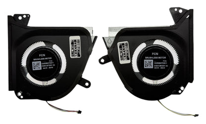Compatible Cooling Fan Set CPU + GPU for Asus 13NR0800T03011, 13NR0800T04011 DQ5DC88G001, DQ5DC87G001
