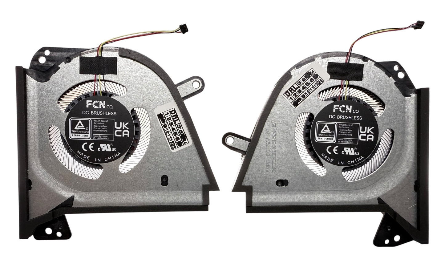 Compatible Cooling Fan Set CPU + GPU for Asus 13NR0800T03011, 13NR0800T04011 DQ5DC88G001, DQ5DC87G001